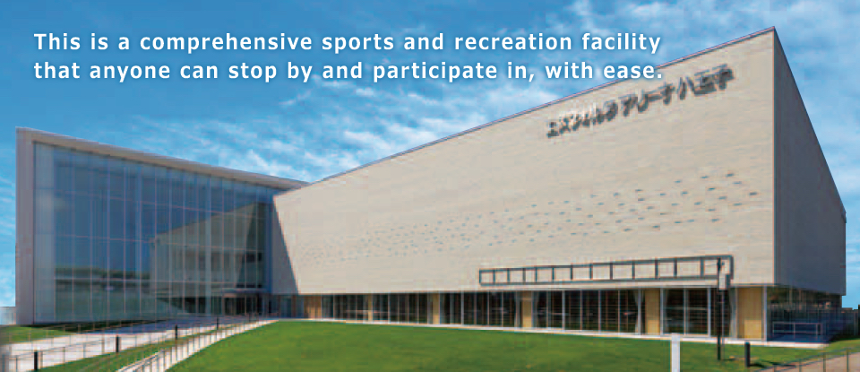This is a comprehensive sports and recreation facility that anyone can stop by and participate in, with ease.